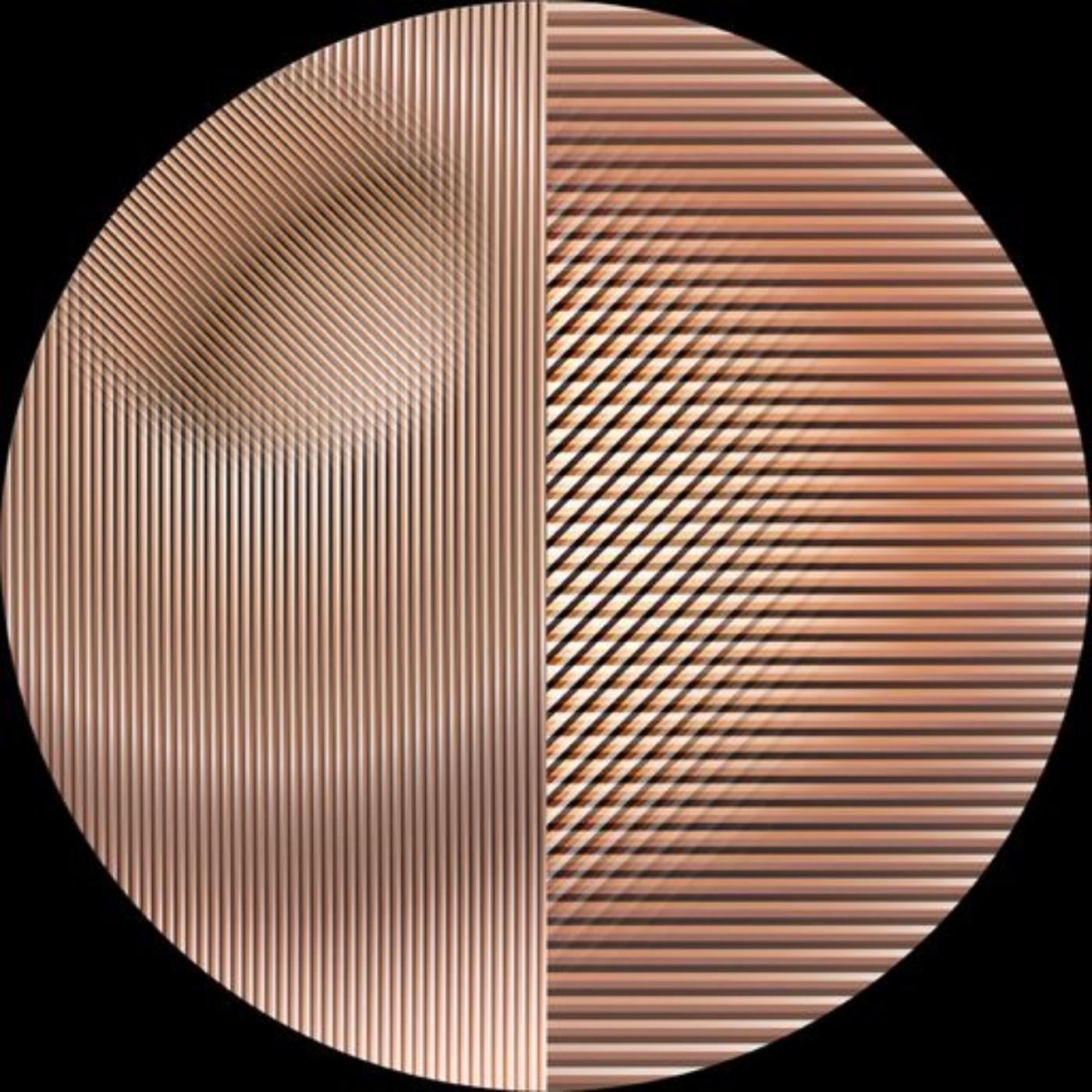 Moderne Moooi Trichroic Round Large Rug in Soft Yarn by  Rive Roshan en vente