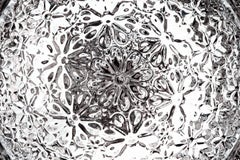Moooi Valentine Baby Suspension Lamp in Blown Glass with Chrome Metal Shade
