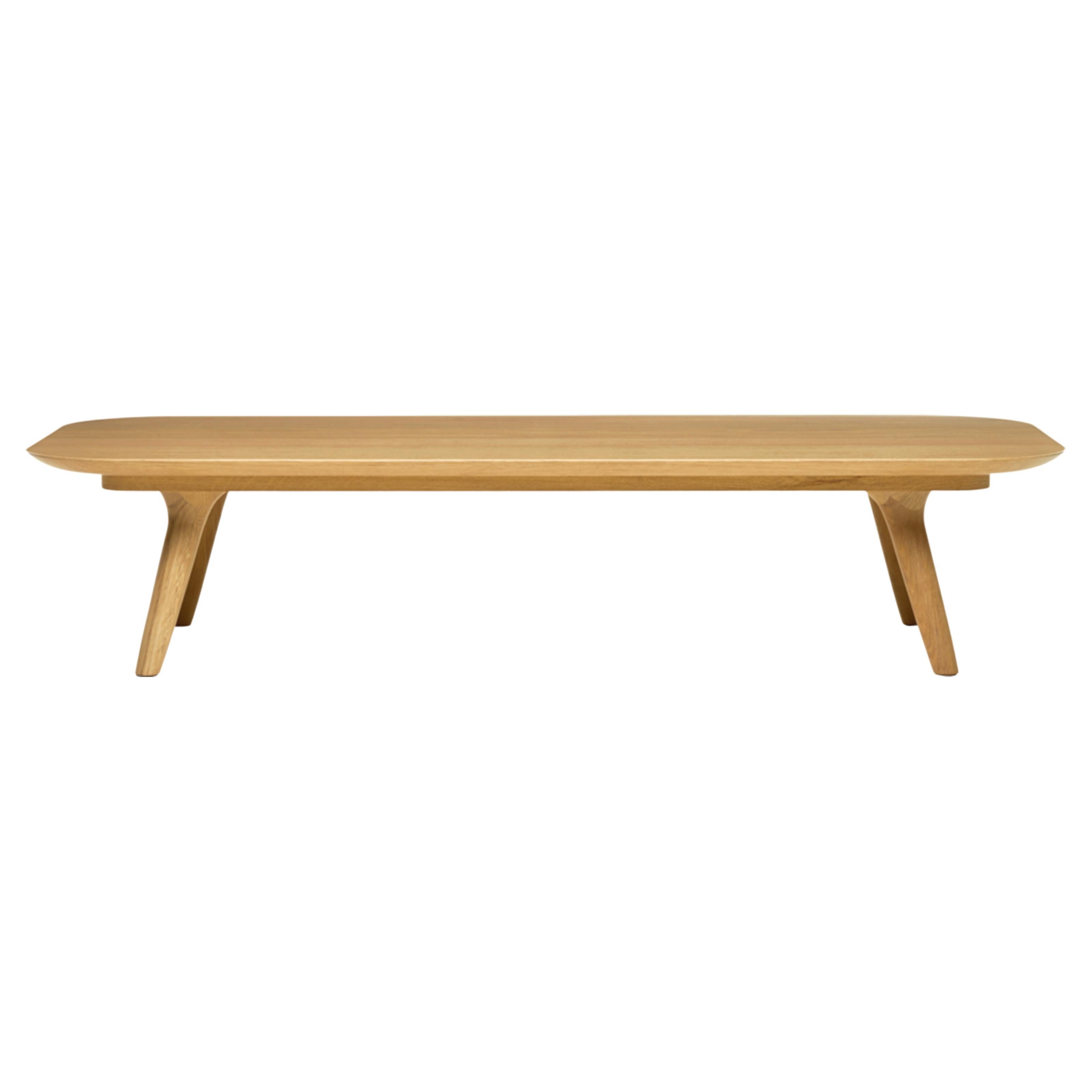 Moooi Zio 145 Coffee Table in Natural Oil Oak by Marcel Wanders Studio For Sale