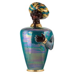 Italian Ceramic Vase, The Moor by Vito Nesta