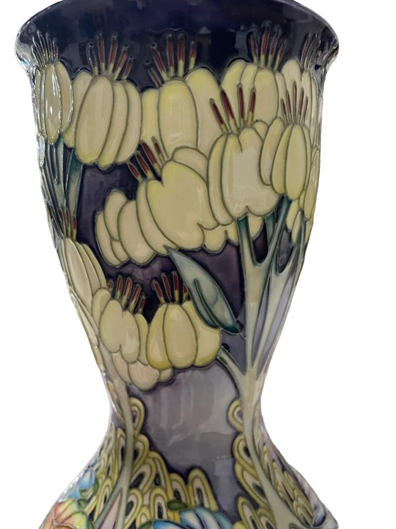 MOORCROFT Collector Club by Emma Bossons Vase Heavens Unseen . Limited Edition 5 In Good Condition For Sale In Richmond Hill, ON