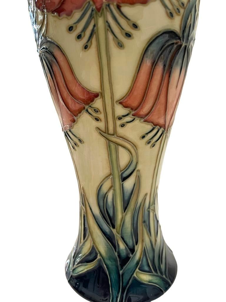 Art Nouveau Moorcroft Crown Imperial Vase By Rachel Bishop, LIMITED EDITION no 18/600. For Sale