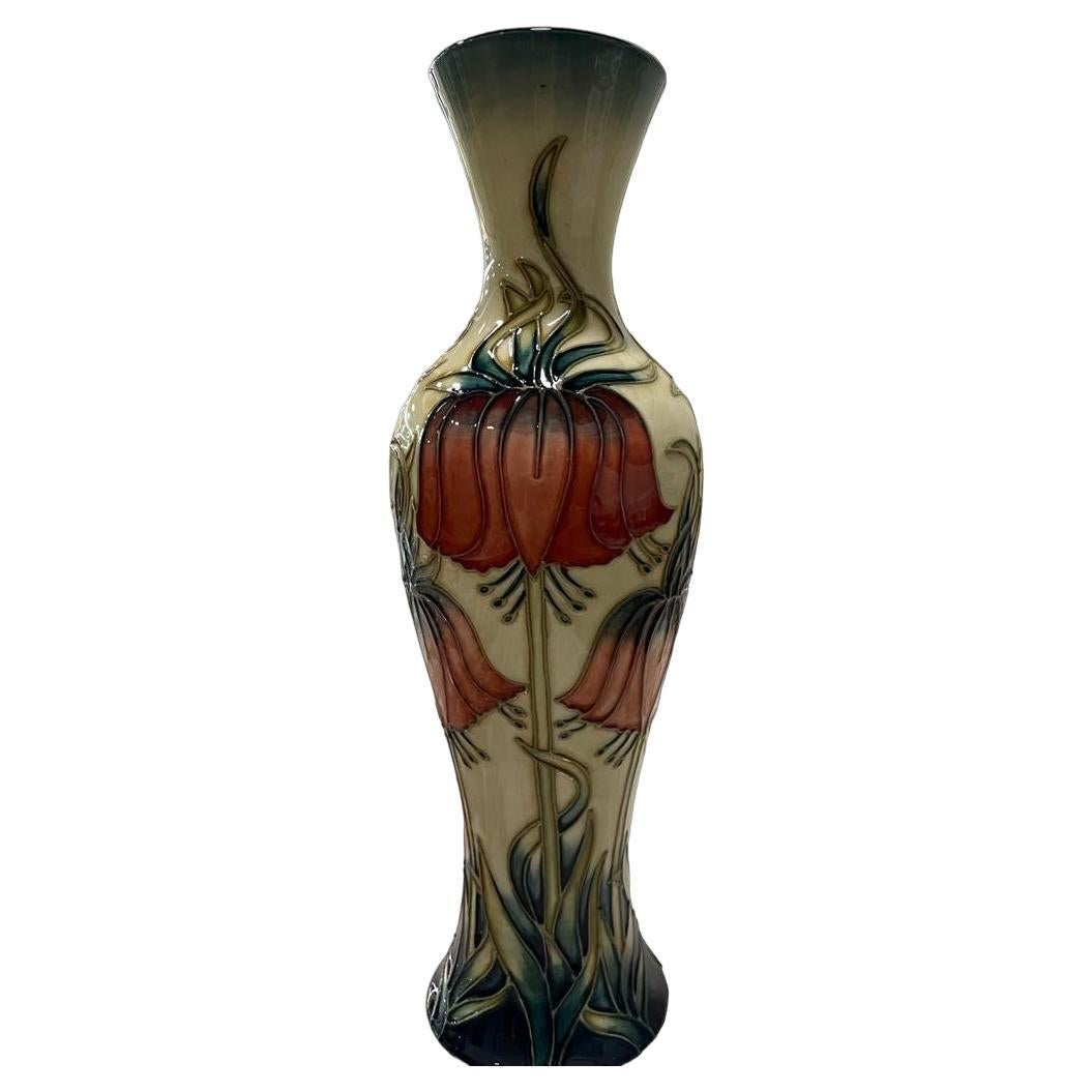 Moorcroft Crown Imperial Vase By Rachel Bishop, LIMITED EDITION no 18/600. For Sale