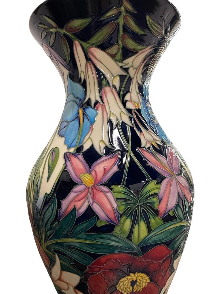 MOORCROFT „Hidcote Manor“ LARGE-Vase, entworfen von Philip Gibson, 15/75, 2004 im Angebot 2