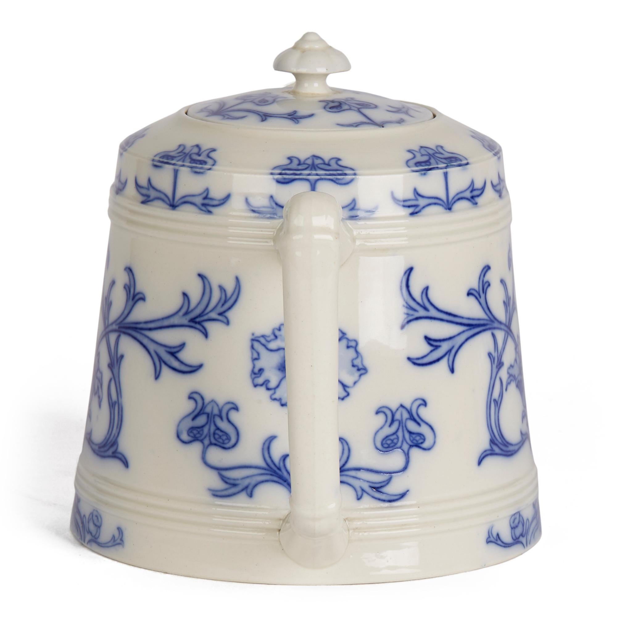 Pottery Moorcroft Macintyre Art Nouveau Aurelian Teapot, 1898