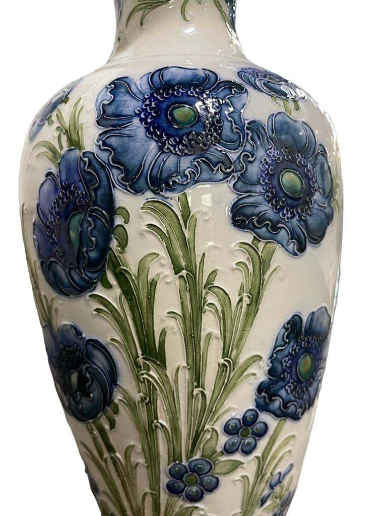 Art Nouveau MOORCROFT MACINTYRE Florian Ware Poppy VASE, c.1900 For Sale