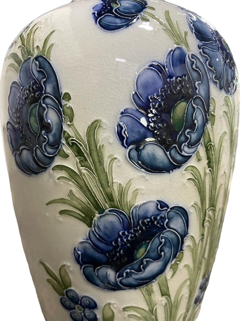 Early 20th Century MOORCROFT MACINTYRE Florian Ware Poppy VASE, c.1900 For Sale