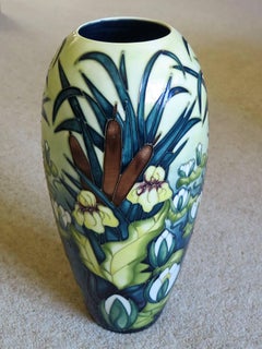 Moorcroft Pottery Large Vase "Lamia" Pattern by Rachel Bishop, 1996