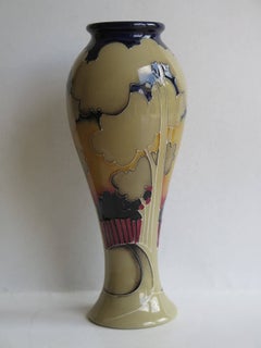 Moorcroft Pottery Vase by Vicky Lovatt Eventide Winter Limited Edition, 2013