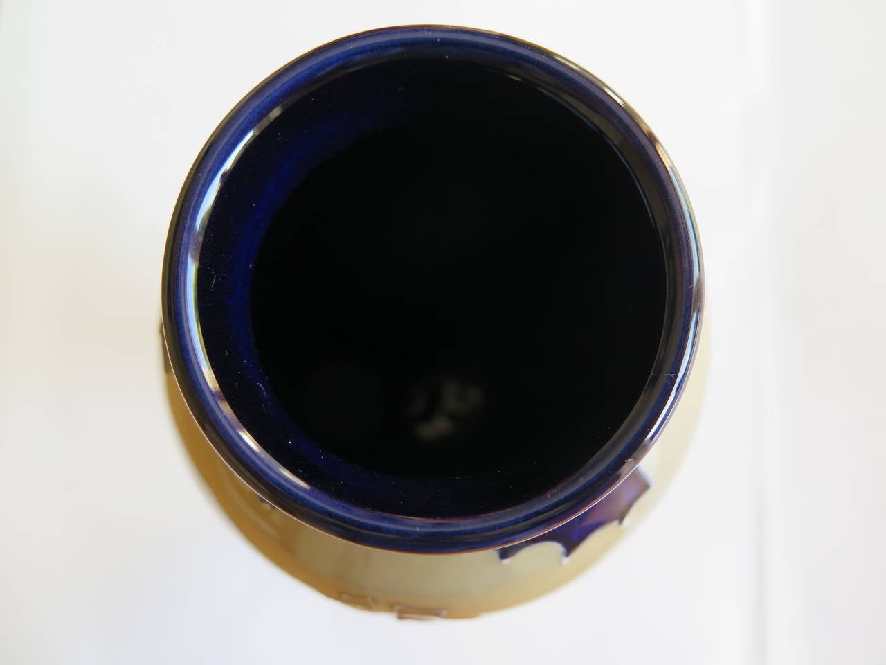English Moorcroft Pottery Vase by Vicky Lovatt Eventide Winter Limited Edition, 2013