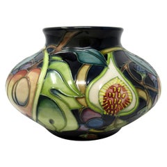 Used Moorcroft Queens Choice Large Flower Vase Bowl Still Life Fruit Emma Bossons