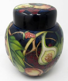 Moorcroft Queens Choice Large Ginger Jar Vase Still Life Fruit Emma Bossons