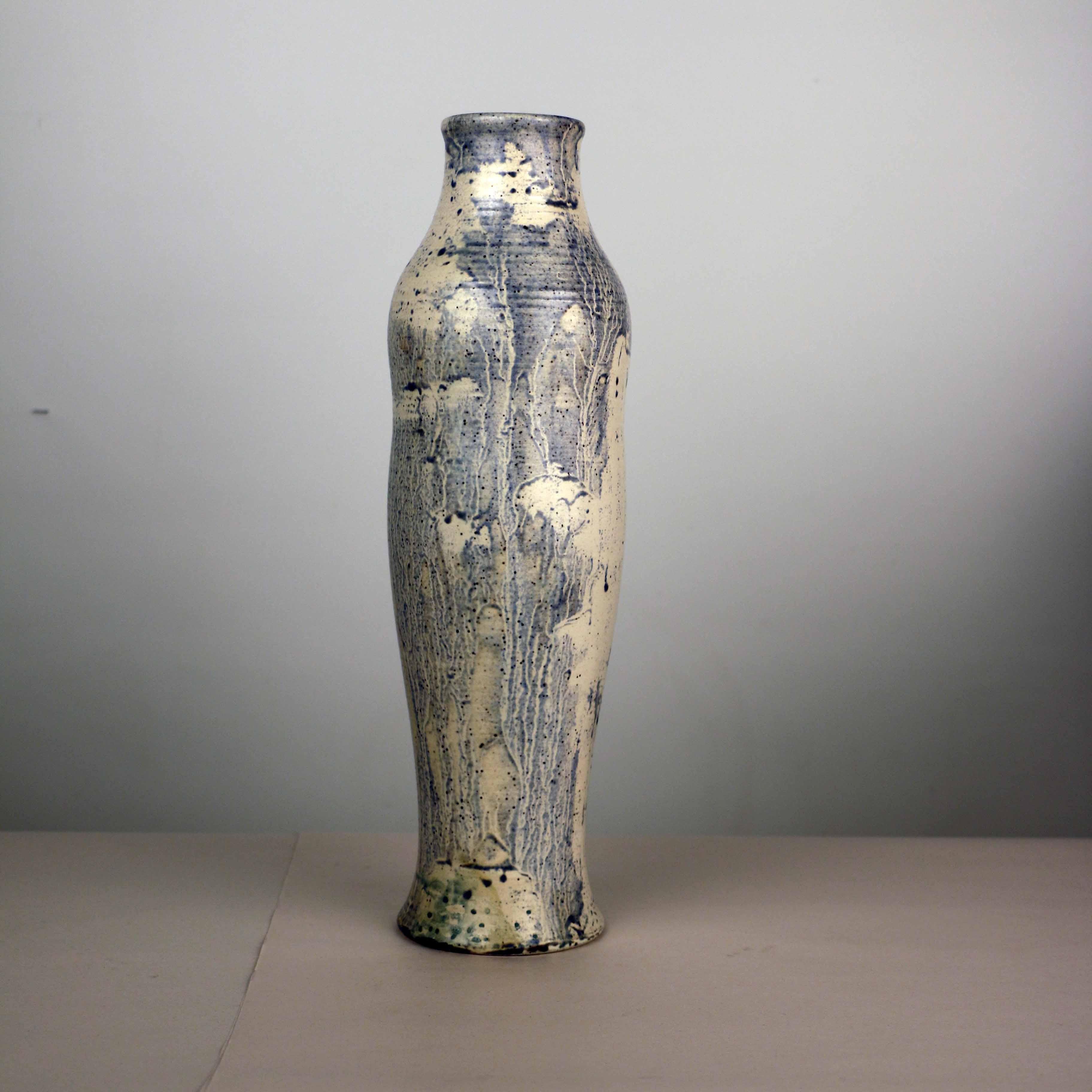 English Moorcroft Studio Vase, hand thrown