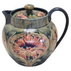 Antique Moorcroft Teapot Cornflower Design