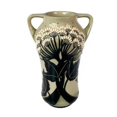 Moorcroft Twin Handled Vase Summer Silhouette Pattern By Vicky Lovatt Shape 375/
