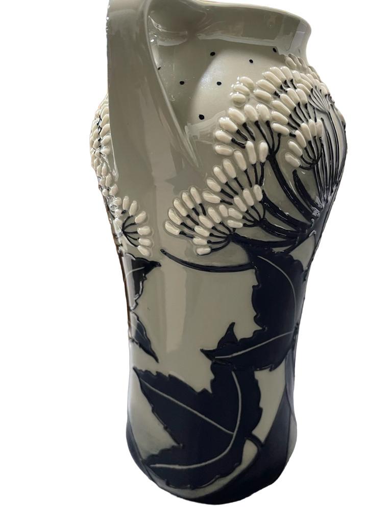 Contemporary Moorcroft Twin Handled Vase Summer Silhouette Pattern By Vicky Lovatt Shape 375/ For Sale