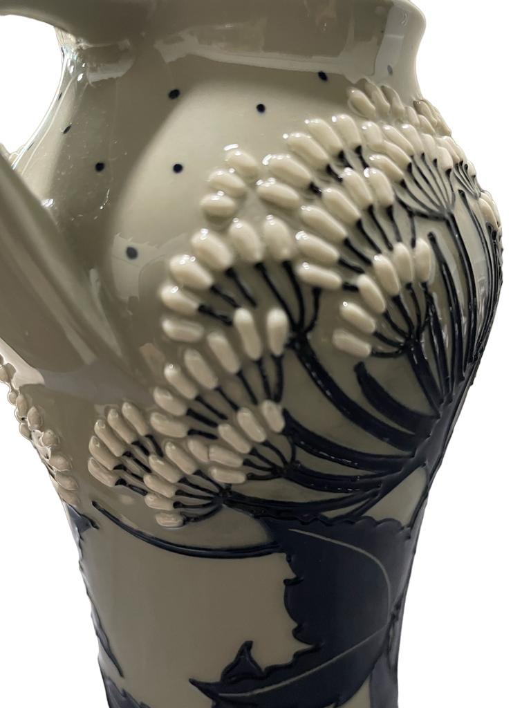 Ceramic Moorcroft Twin Handled Vase Summer Silhouette Pattern By Vicky Lovatt Shape 375/ For Sale