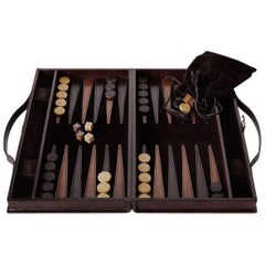 Ben Soleimani Moore Backgammon Set - Chocolate - Large