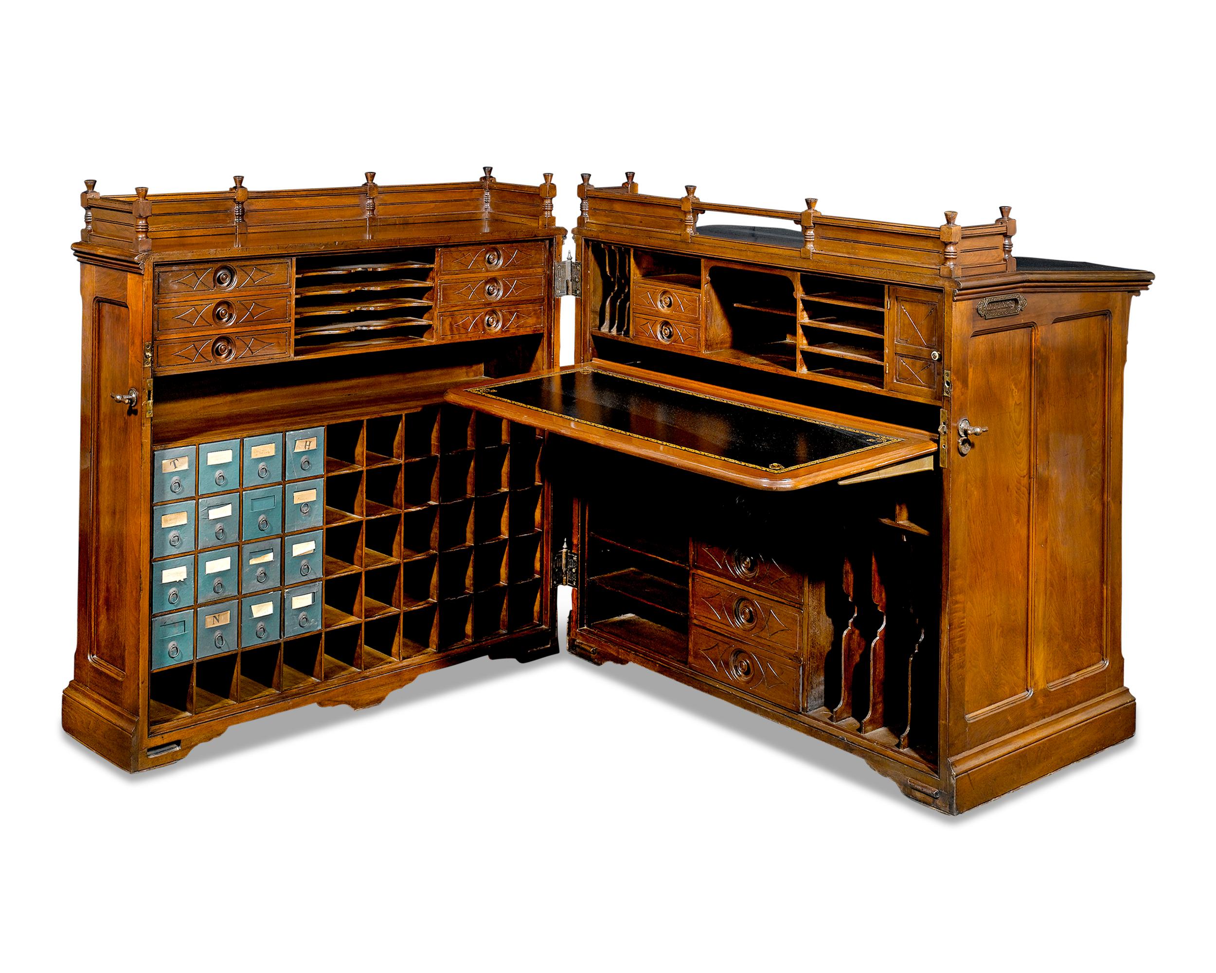 Moore Patent-Schreibtisch (Viktorianisch)