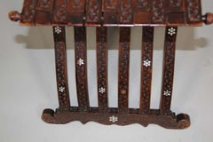 Moorish 19th Century Middle Eastern Inlaid Folding Chair