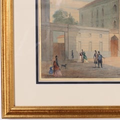 Moorish Antique Watercolor on Paper of French Algeria