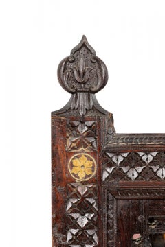 Moorish Carved Teak Wall Panel