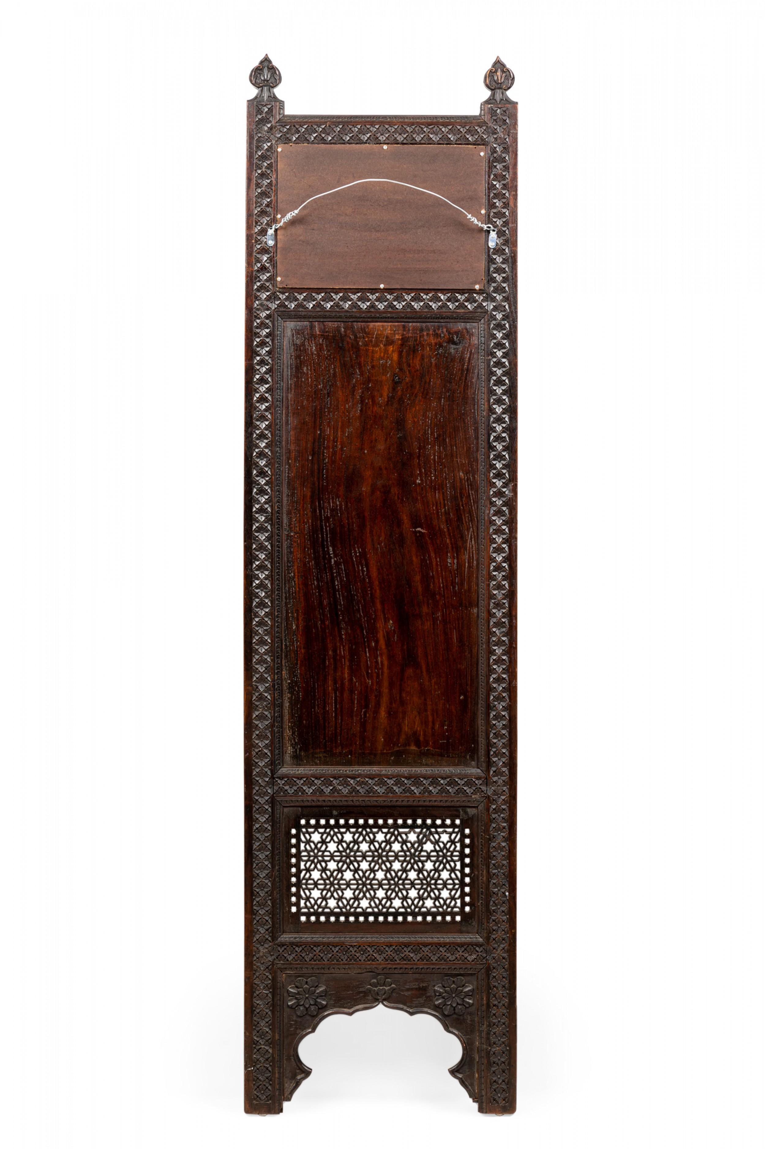 Moorish Carved Teak Wall Panel For Sale 2