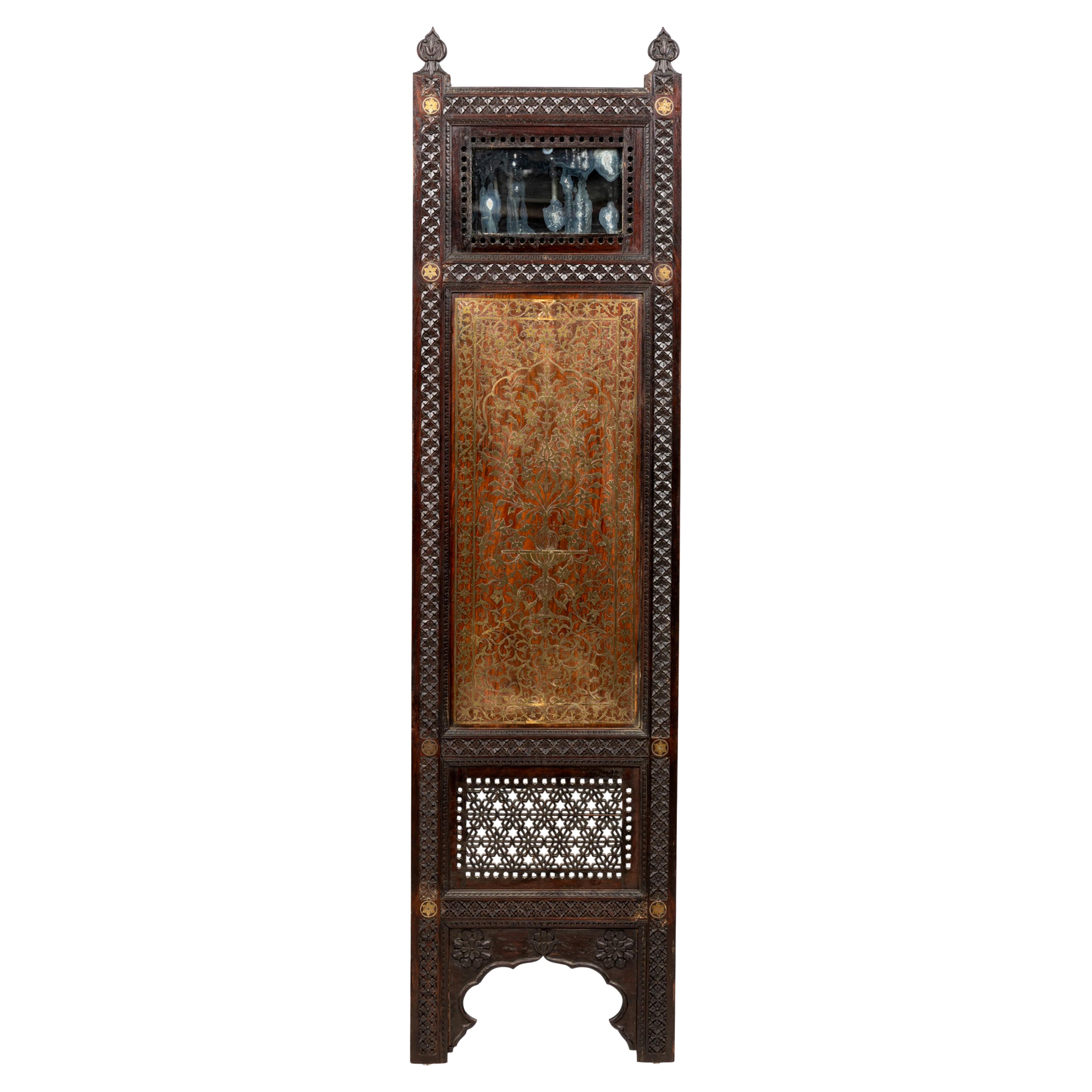 Moorish Carved Teak Wall Panel