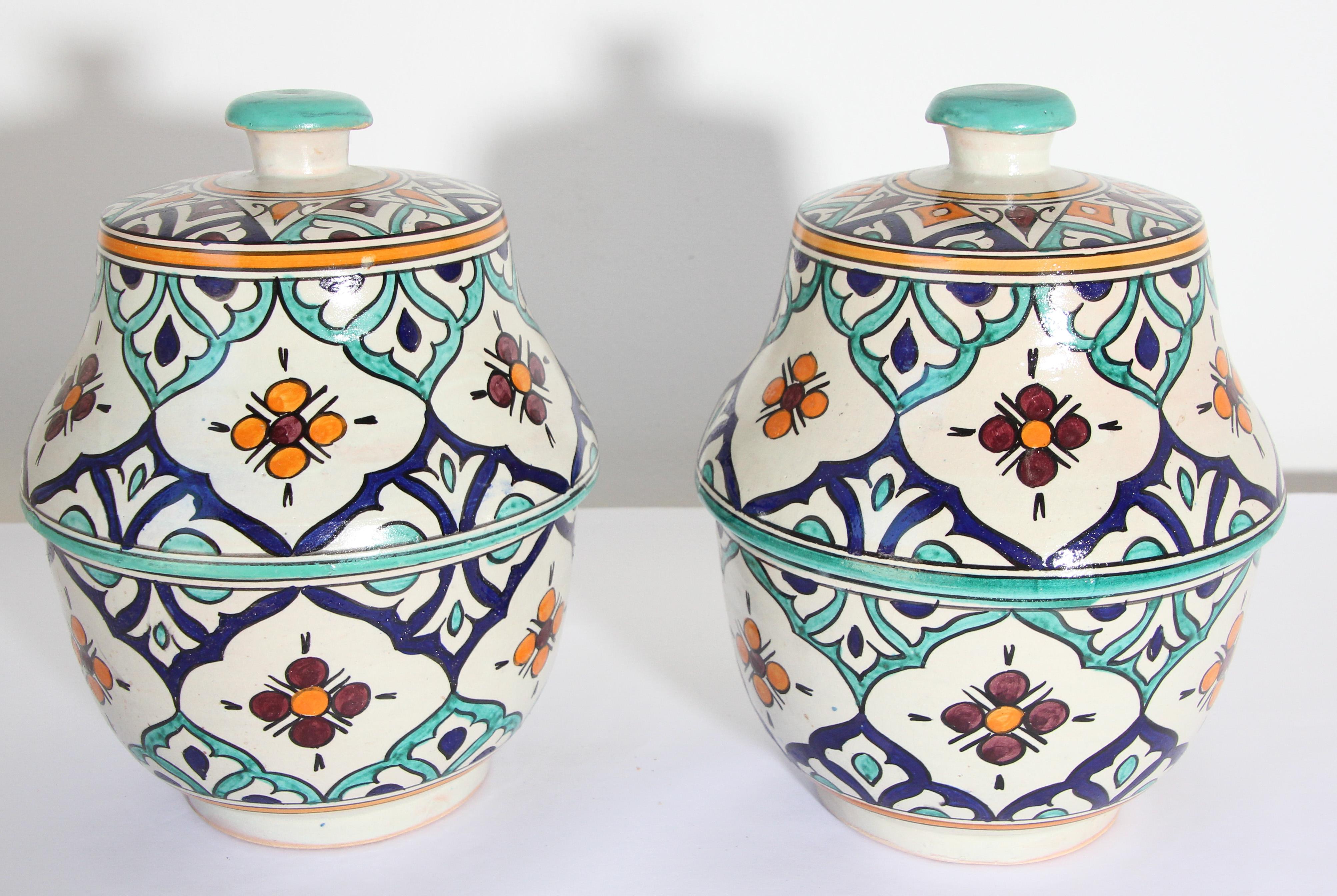 moroccan jars with lids