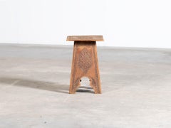 Moorish Chip Carved Side Table c. 1930s