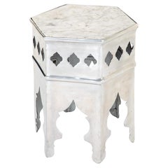 Moorish Chrome Side Table