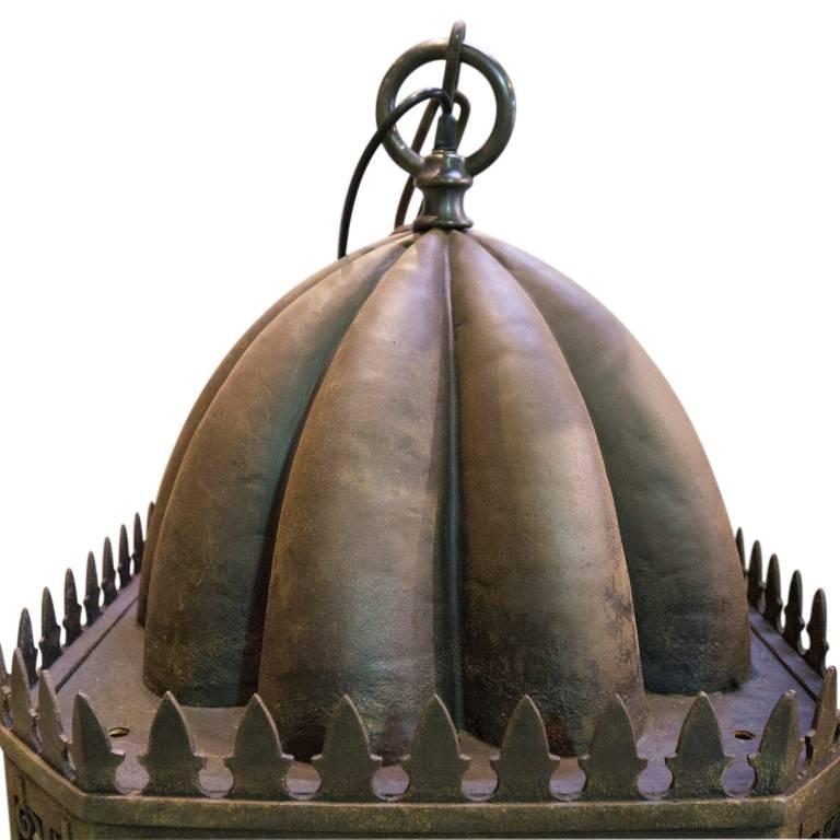 Contemporary Moorish Hanging Iron Lamps For Sale