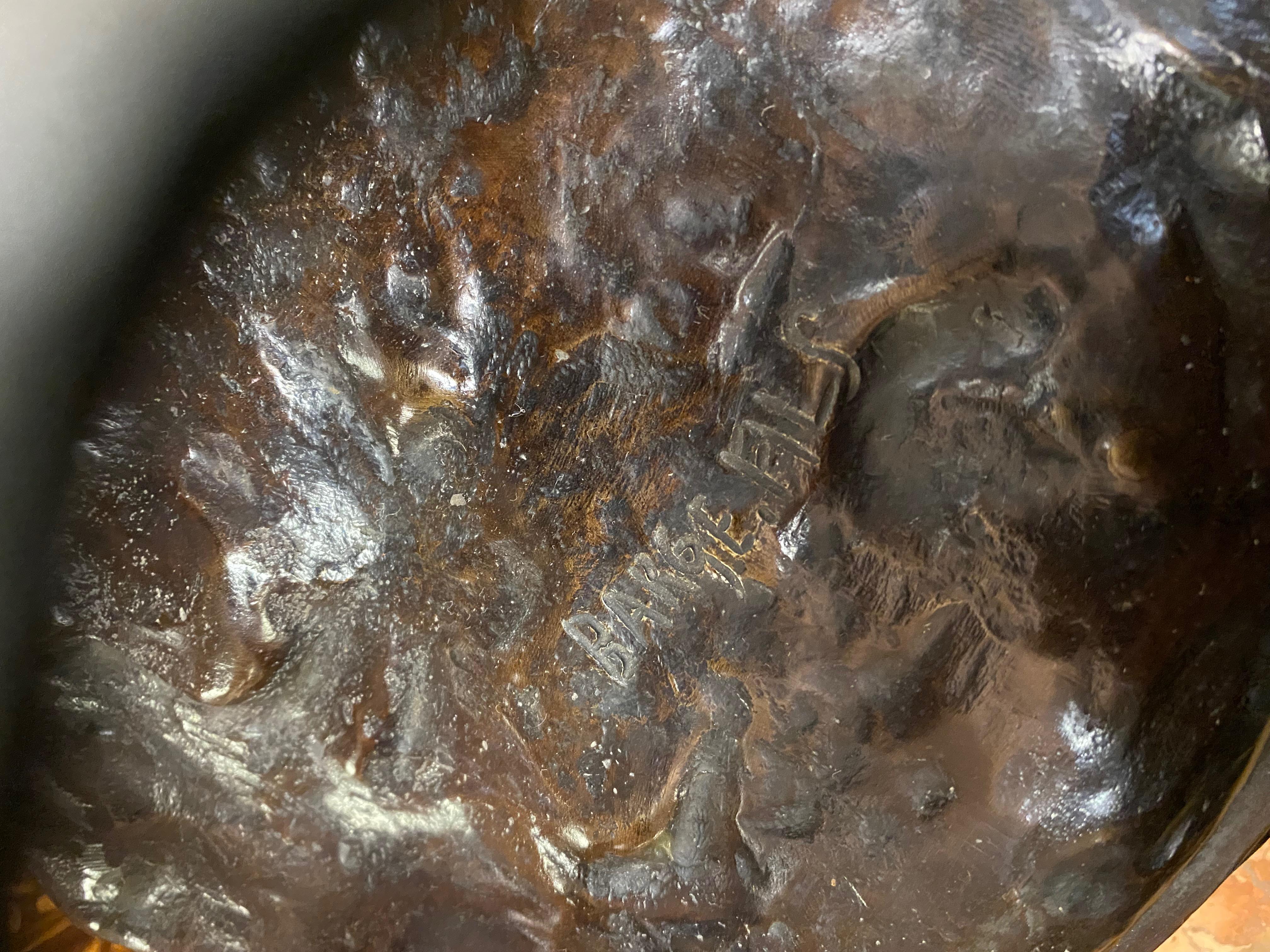 Moorish horseman bronze, return from the hunt, Signed Barge Fils For Sale 11