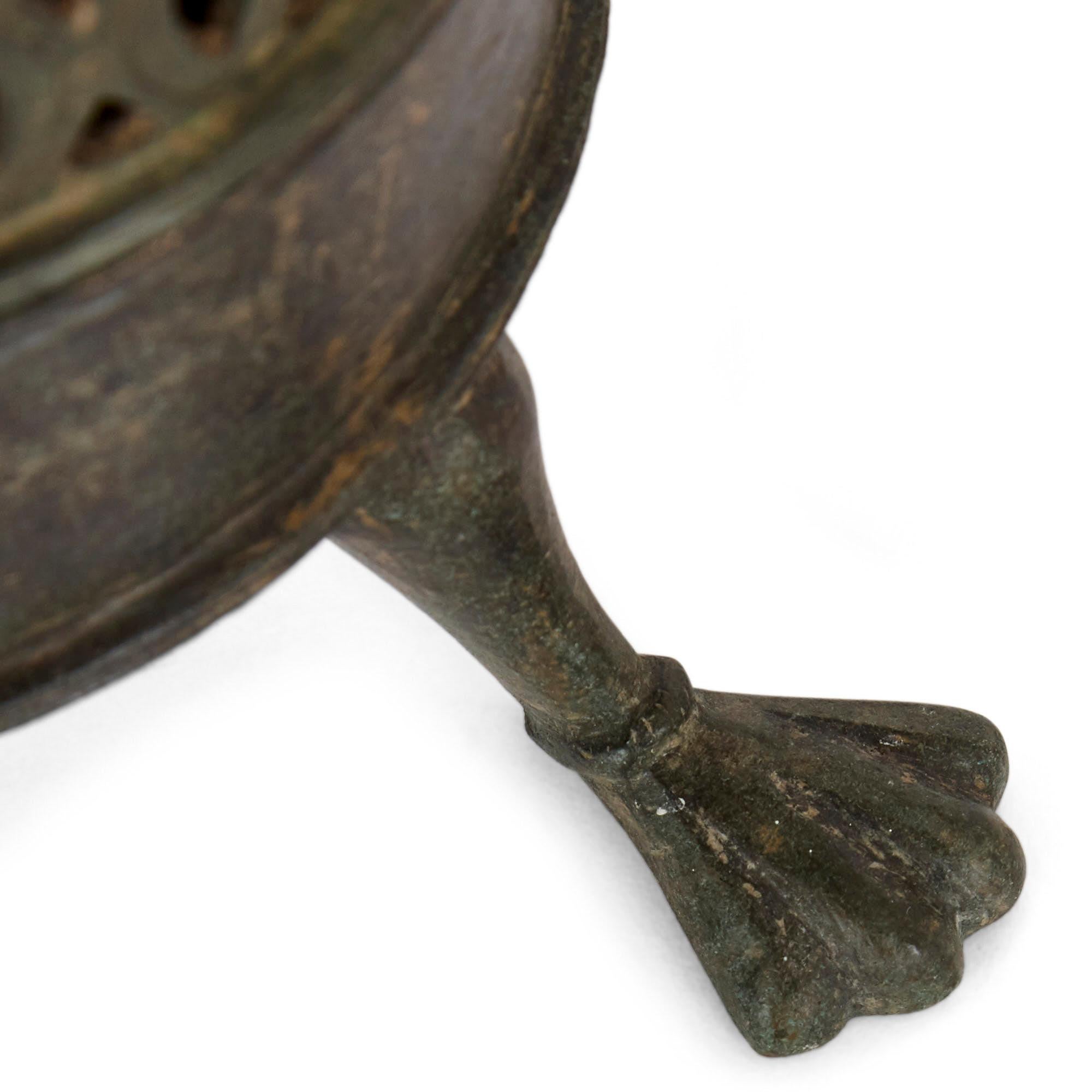 Moorish Incense Burner from Spain, Dated to 10th-12th Century In Good Condition For Sale In London, GB
