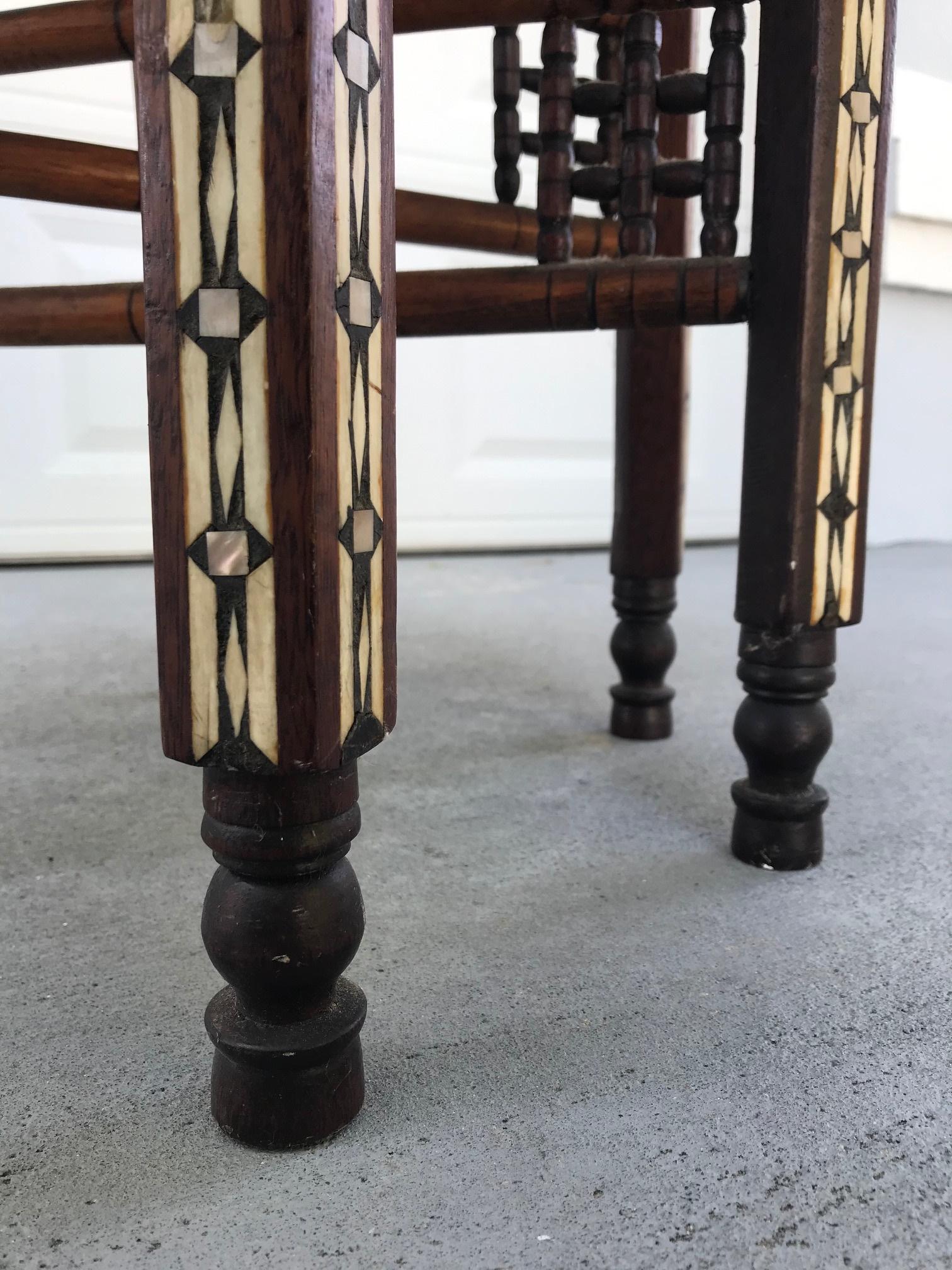 antique table with folding sides