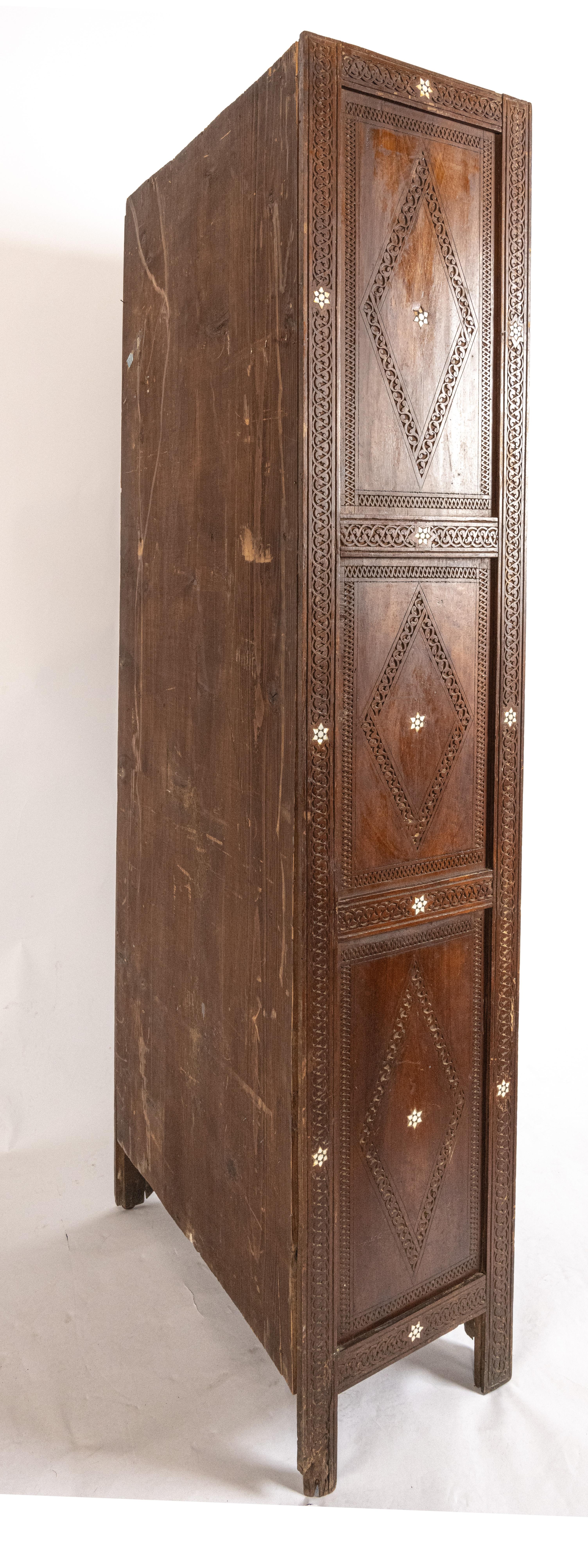 Early 20th Century Moorish Inlaid Shelf