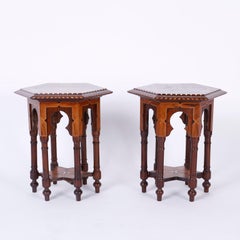 Moorish Inlaid Side Tables