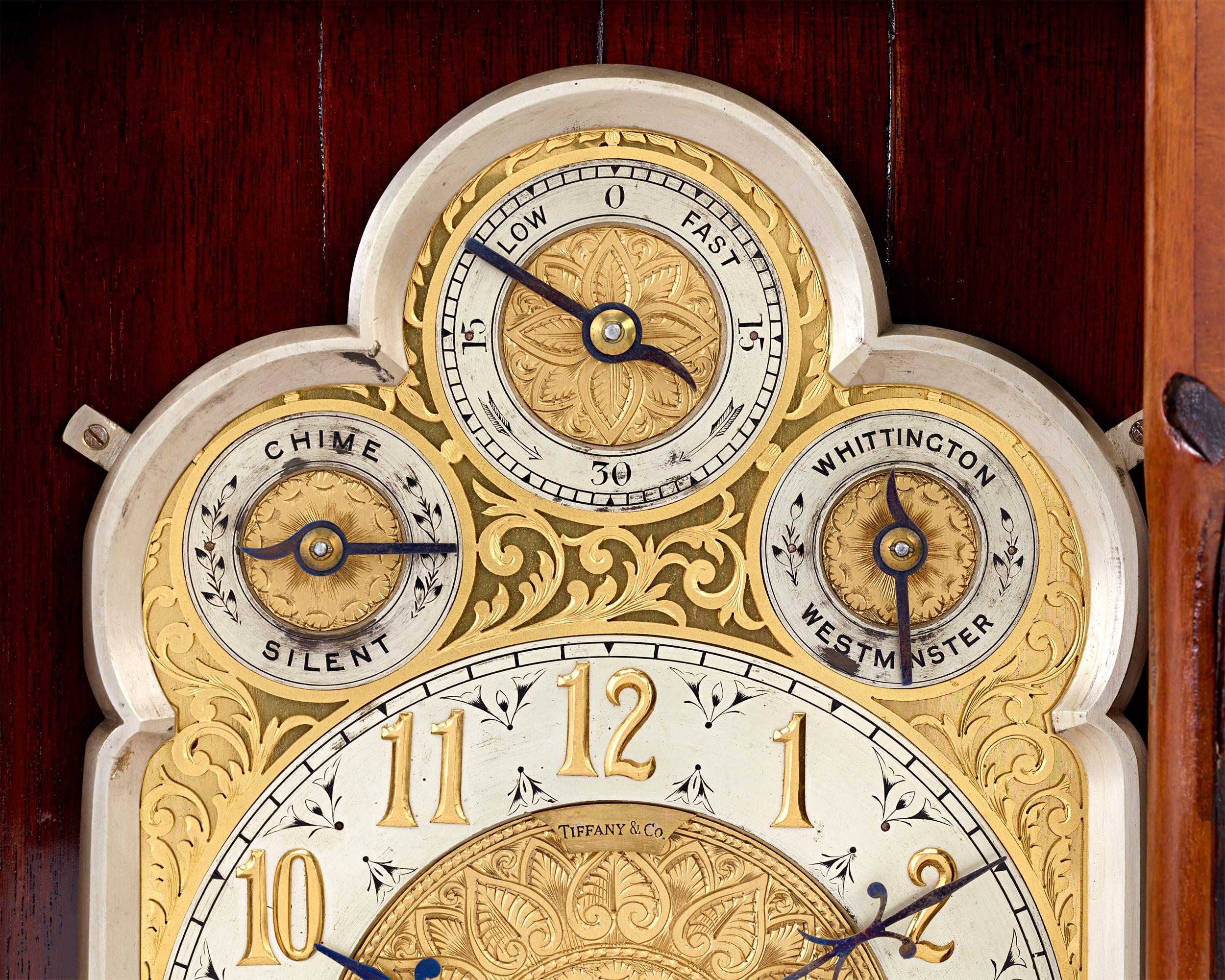 Gilt Moorish Mantel Clock by Tiffany & Co.