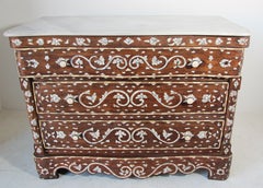 Moorish Moroccan Chest of Drawers Inlay Dresser
