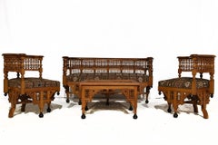 Moorish Moroccan Early 20th Century Lounge Set
