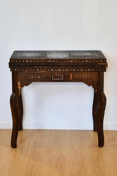 Moorish Mother of Pearl Games Table