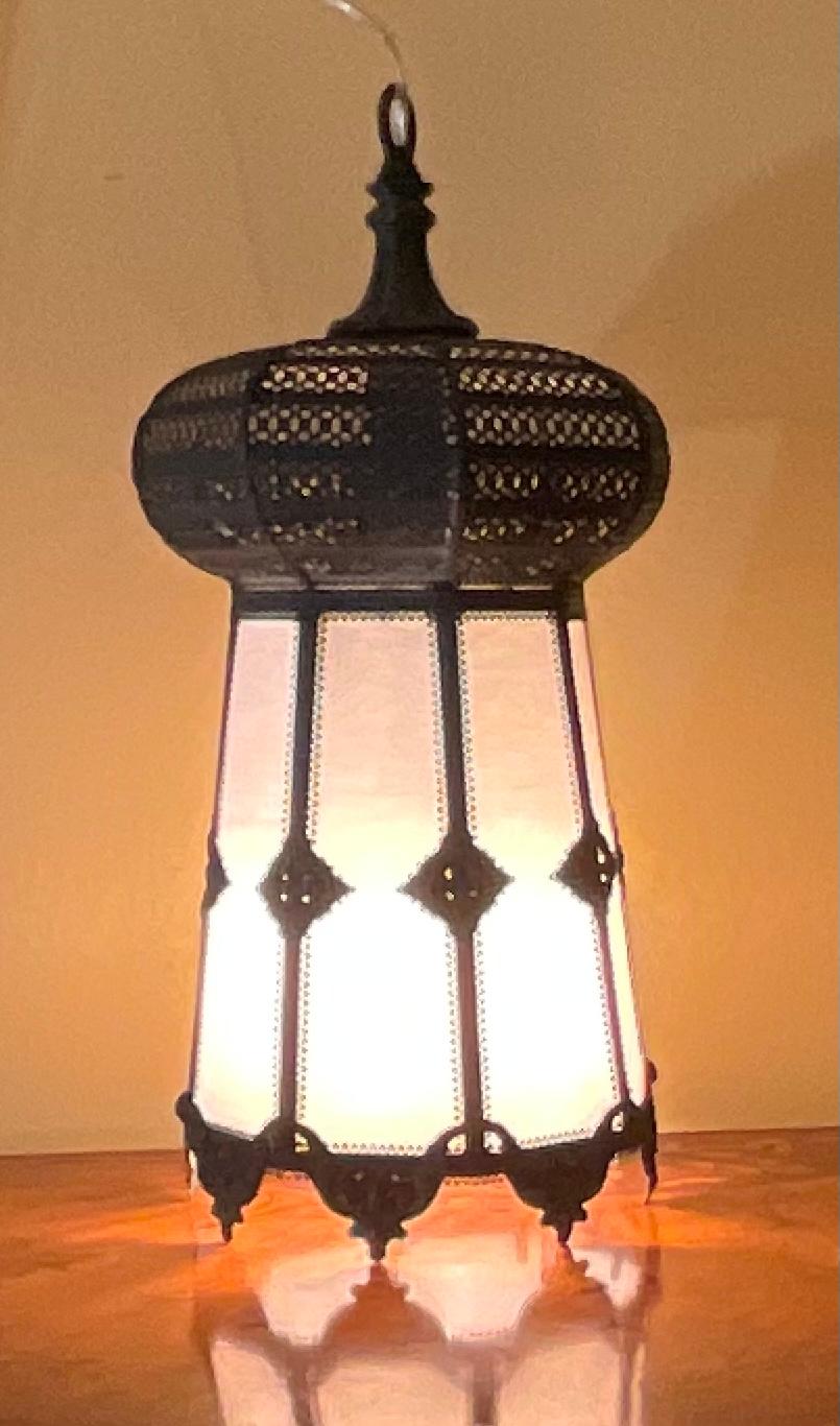 European Moorish Or Gothic Style Hanging Pendant Light For Sale