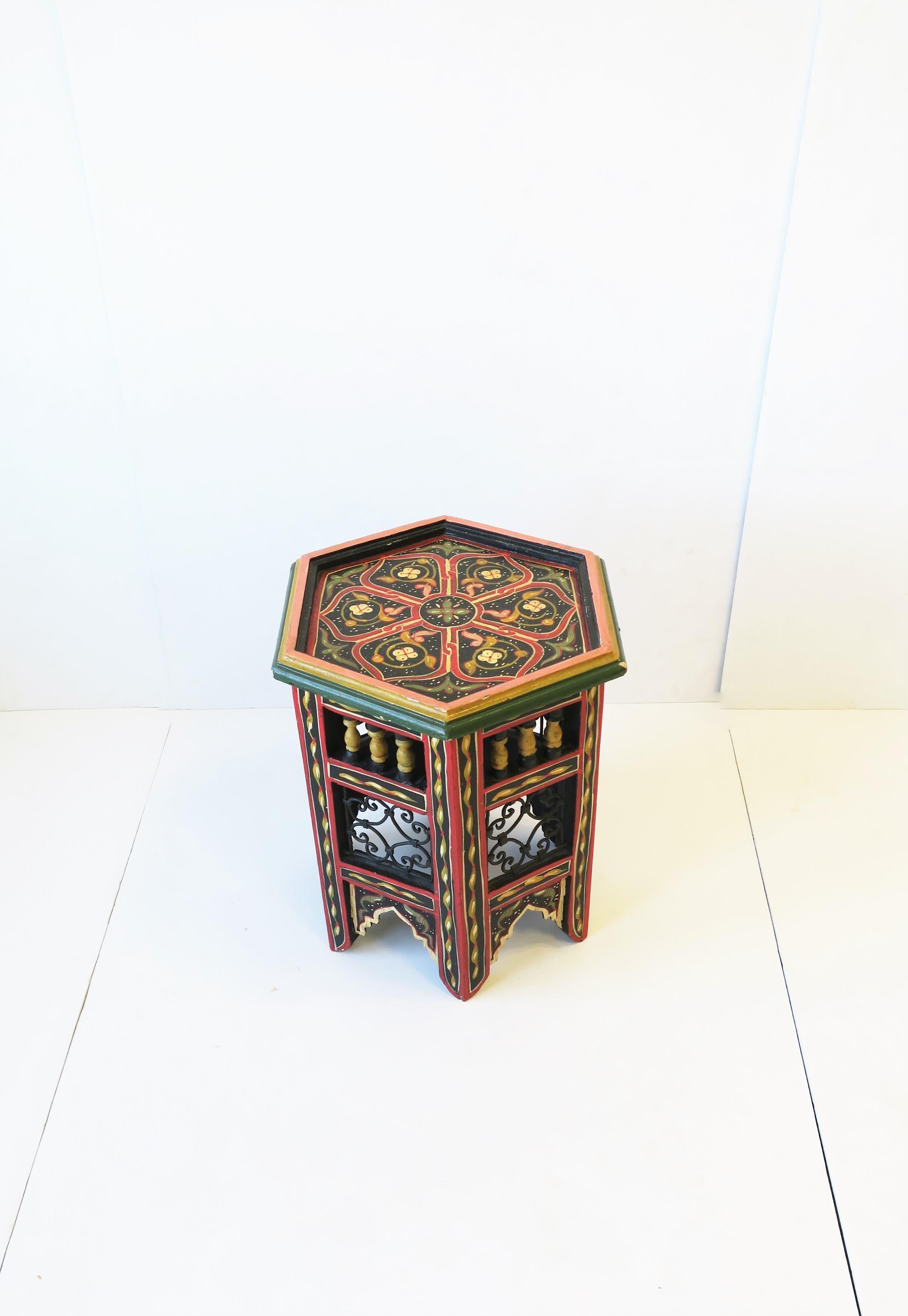 Moroccan Tabouret Side or Drinks Table 3