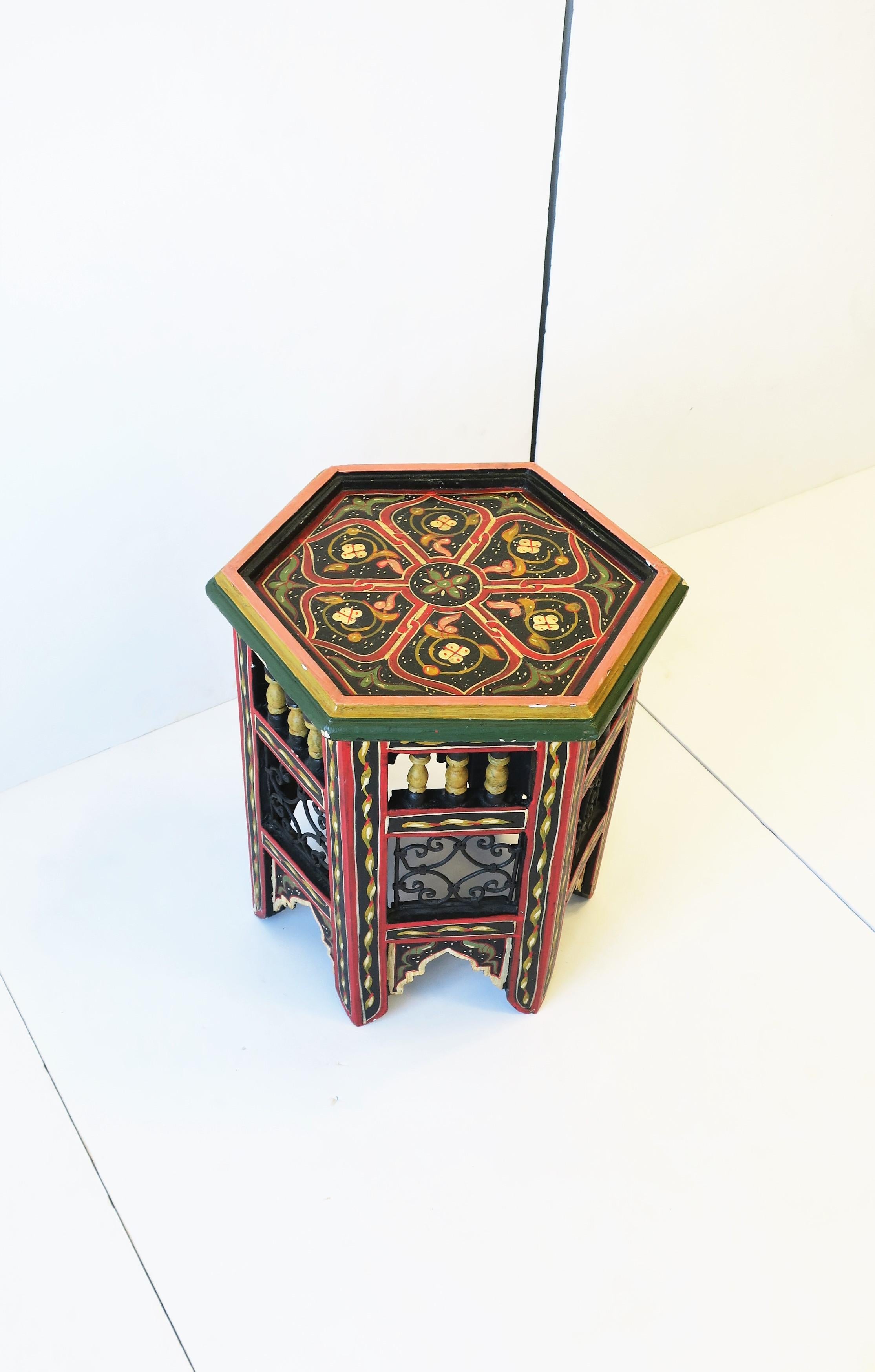 Moroccan Tabouret Side or Drinks Table 4