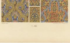 Moorish Ornament – Arabesques & Calligraphic Panels, Plate XXX, circa 1890