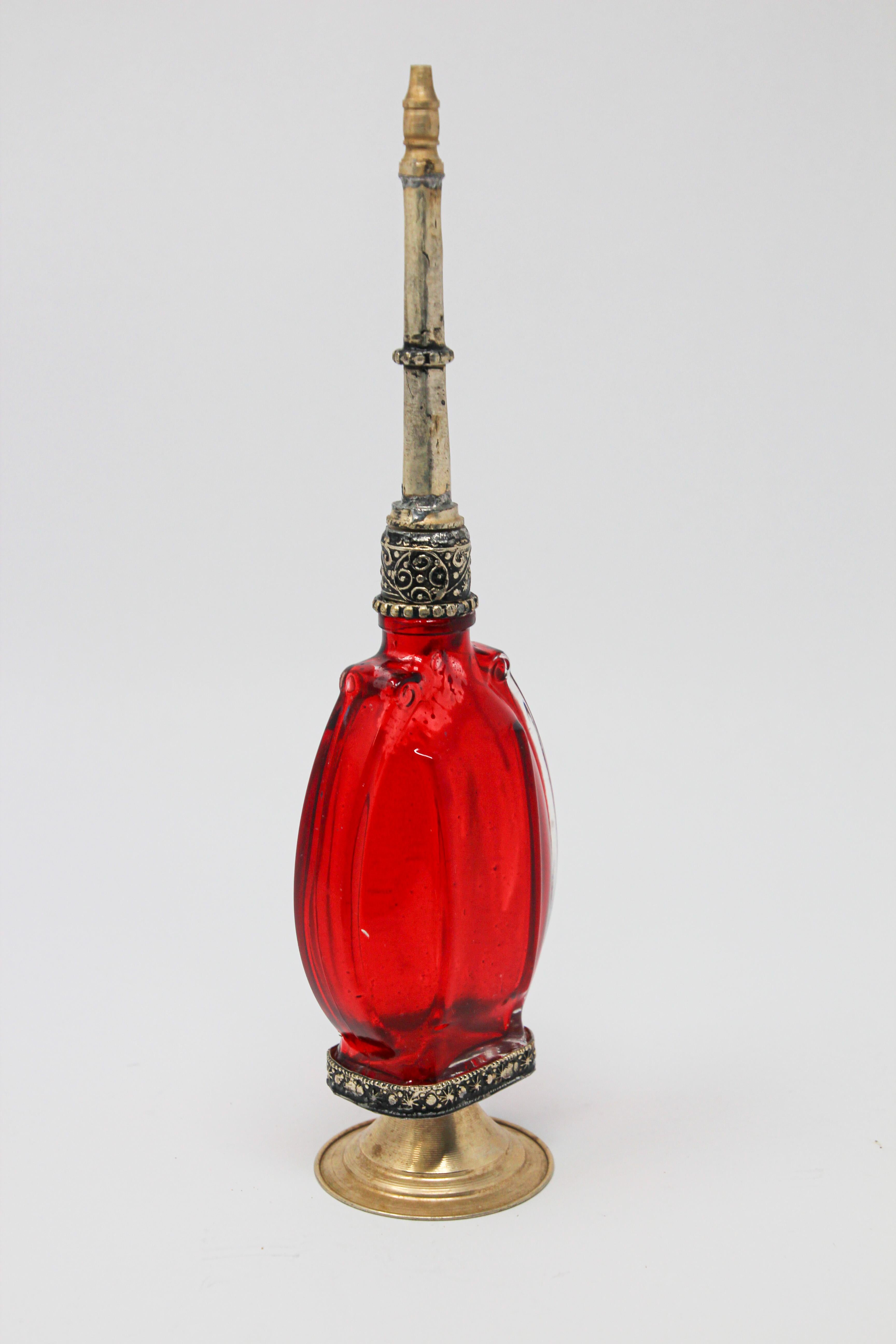 red shoe perfume bottle