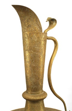 Moorish Style Brass Ewer