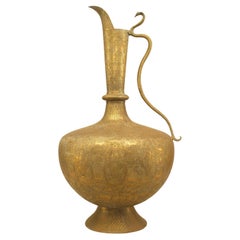 Moorish Style Brass Ewer
