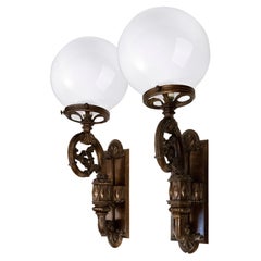 Lanterne da parete in bronzo in stile moresco