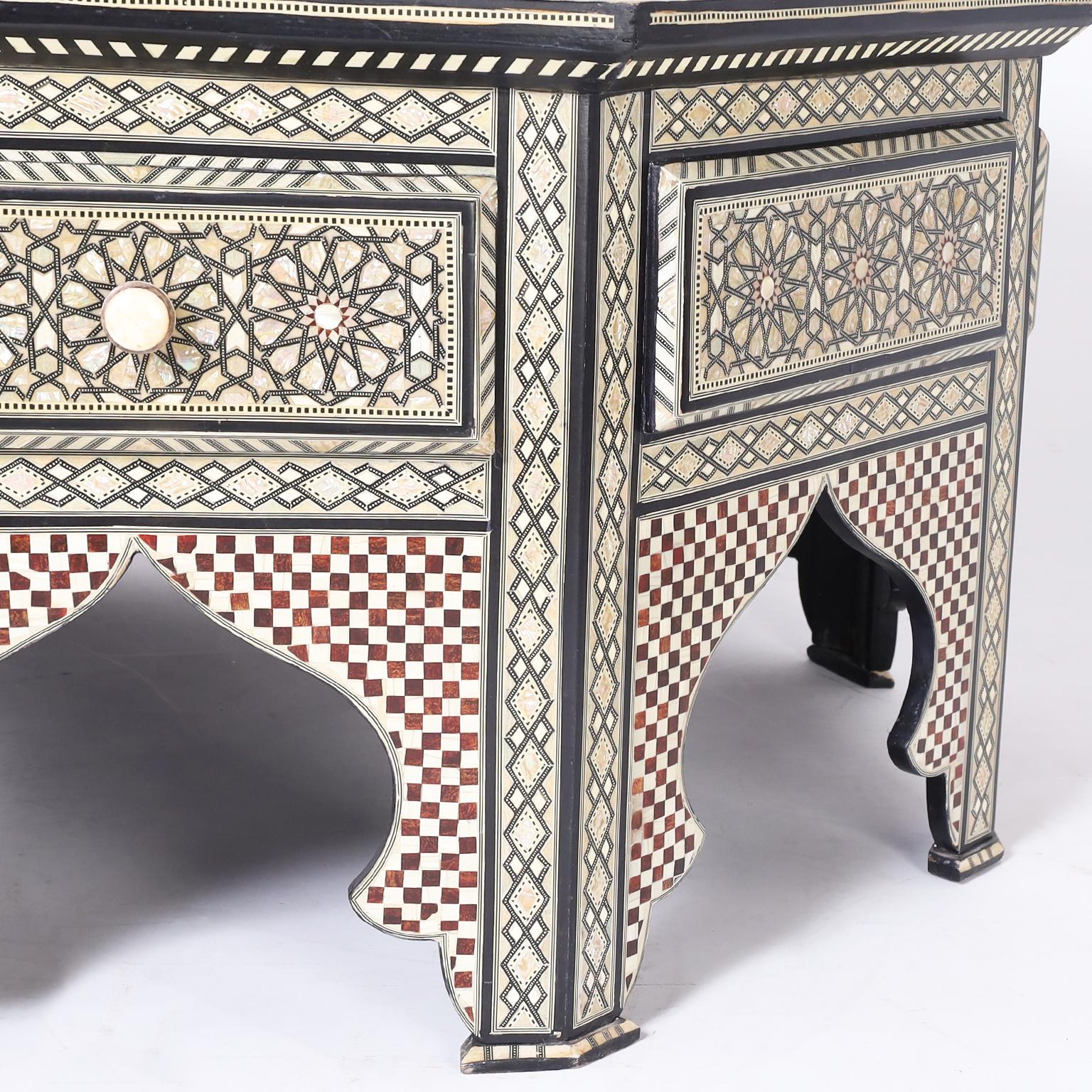 Moorish Style Inlaid Coffee Table 1